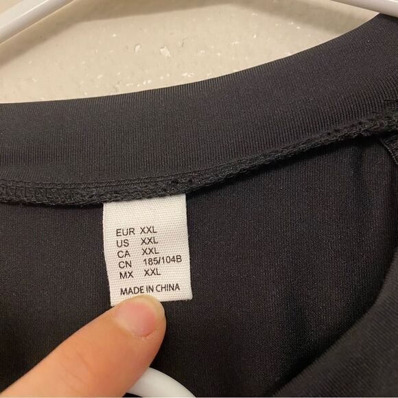 Black fringe Jumpsuit bodysuit Sleeveless Leotard whimsy goth festival rave XXL - Picture 6 of 9